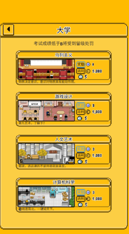 五魁首留学生活游戏0
