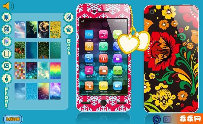 Social media phone dress up9
