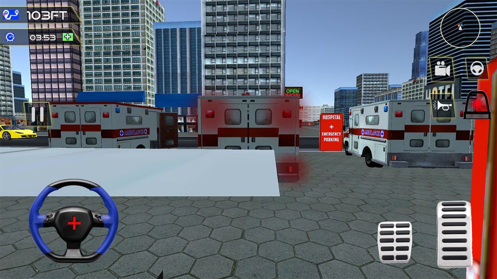 先锋救护车3d模拟3