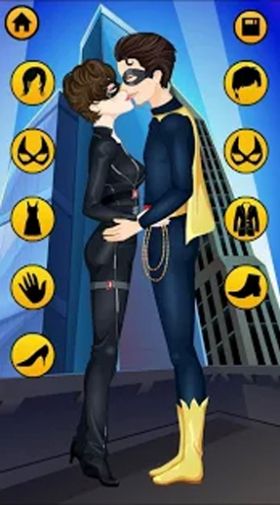 接吻穿上盛装的女孩3