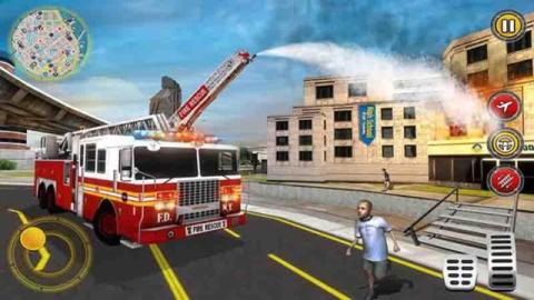 飞行消防员卡车游戏2