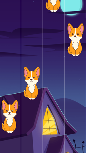 猫狗魔法瓷砖钢琴1