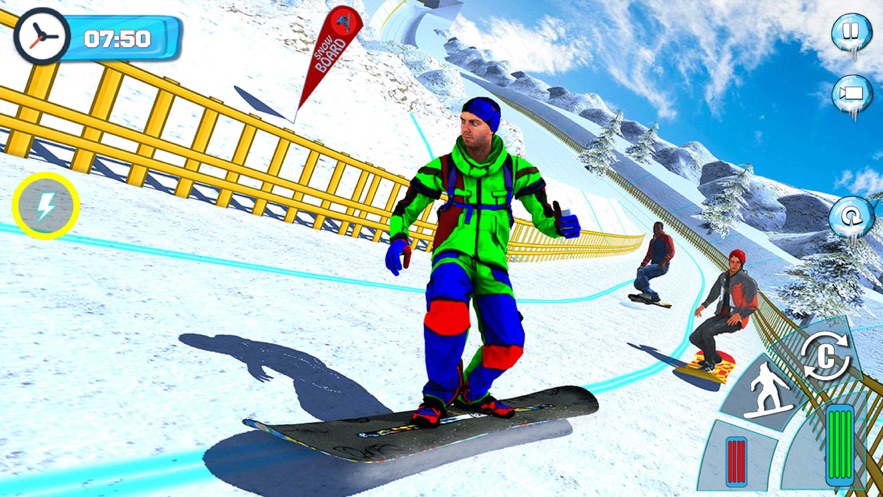 滑雪板滑雪比赛20200