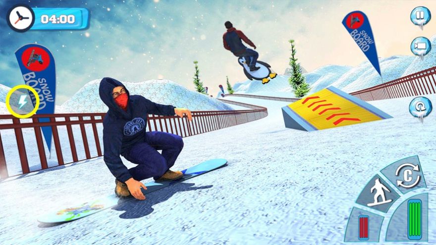 滑雪板滑雪比赛2020游戏0