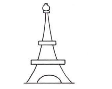 qq红包巴黎铁塔画法教程分享