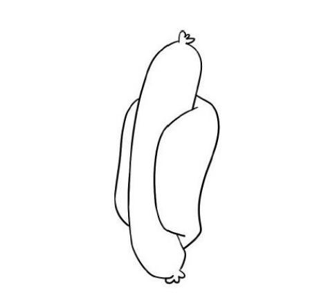 qq画图红包热狗画法教程分享