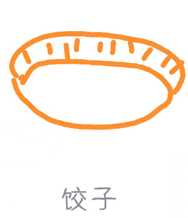 QQ画图红包饺子画法教程分享