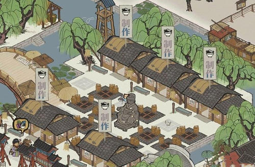 江南百景图仙鹤铜像祝福效果介绍