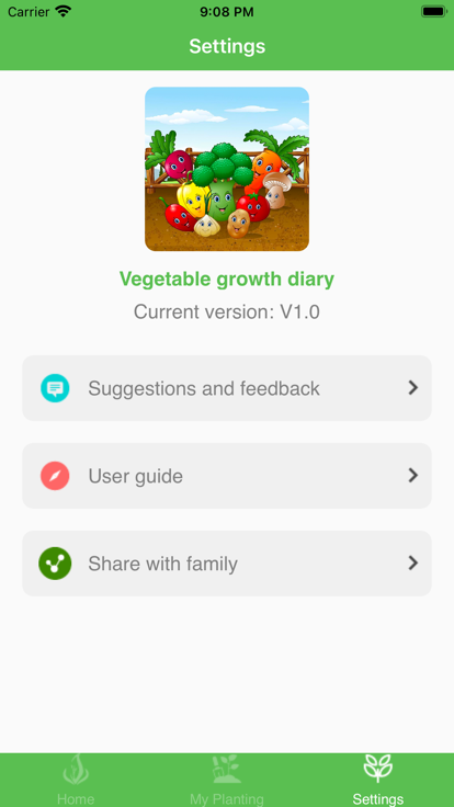 Vegetable growth diary1
