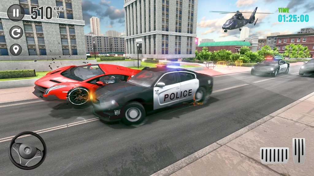 警车追逐竞速赛游戏1