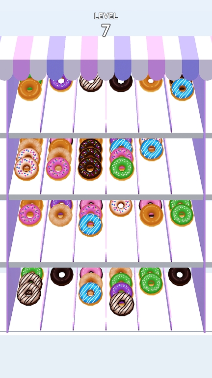 甜甜圈彩色拼图游戏2