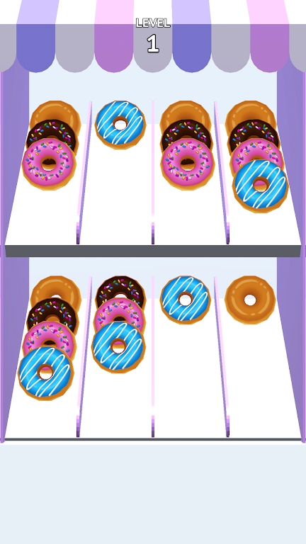 甜甜圈彩色拼图游戏3
