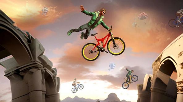 BMX自行车特技跑道游戏3