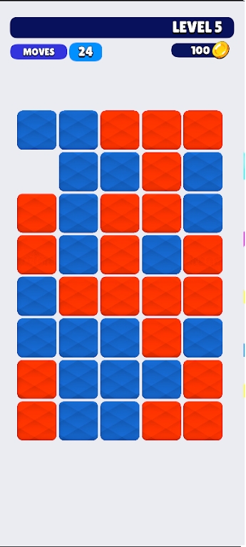 交换方块匹配颜色游戏1