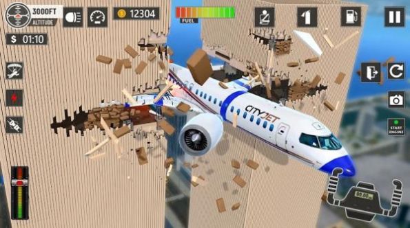 飞机失事紧急降落游戏3