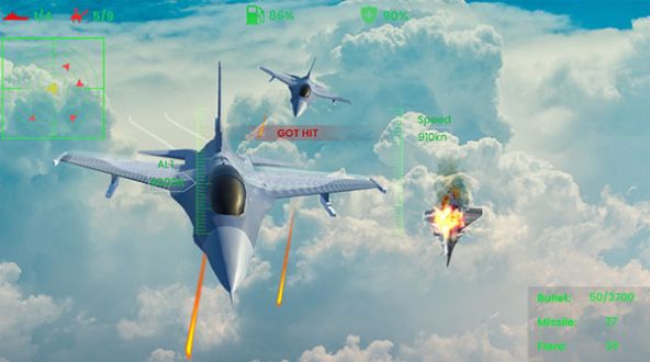喷气式战机空袭游戏0