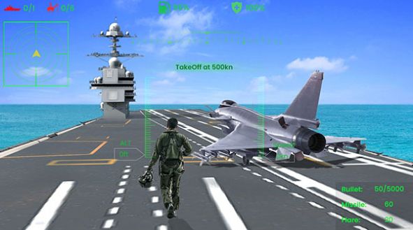 喷气式战机空袭游戏1