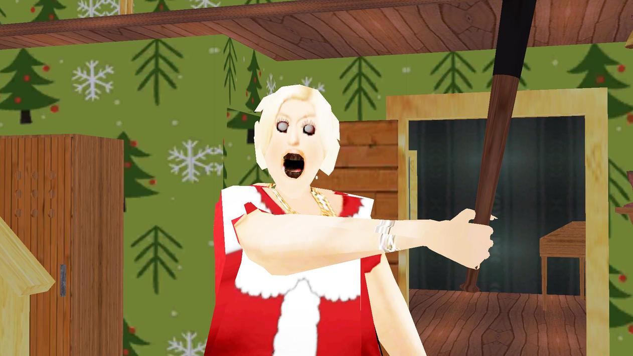 恐怖的圣诞老奶奶逃脱模式2020手机版1