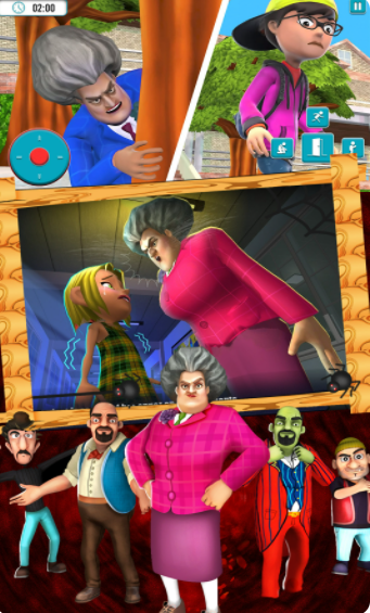 恐怖怪老师3D菜单版2