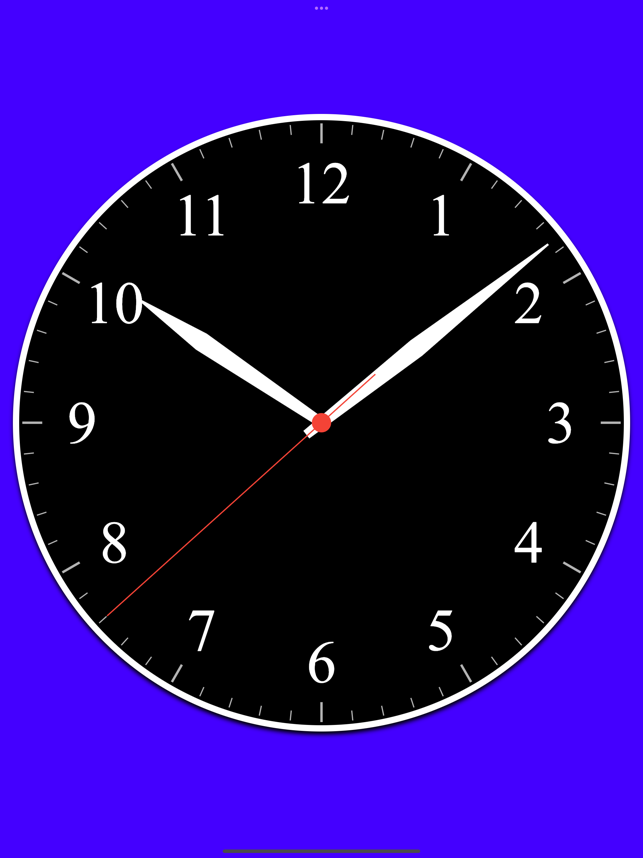 模拟时钟全屏时钟显示2