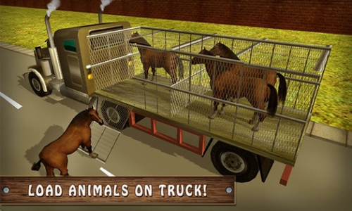 模拟野马动物园运输卡车中文版1