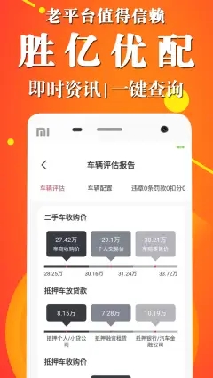 胜亿优配车辆评估app2