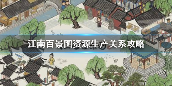 江南百景图资源生产关系图一览