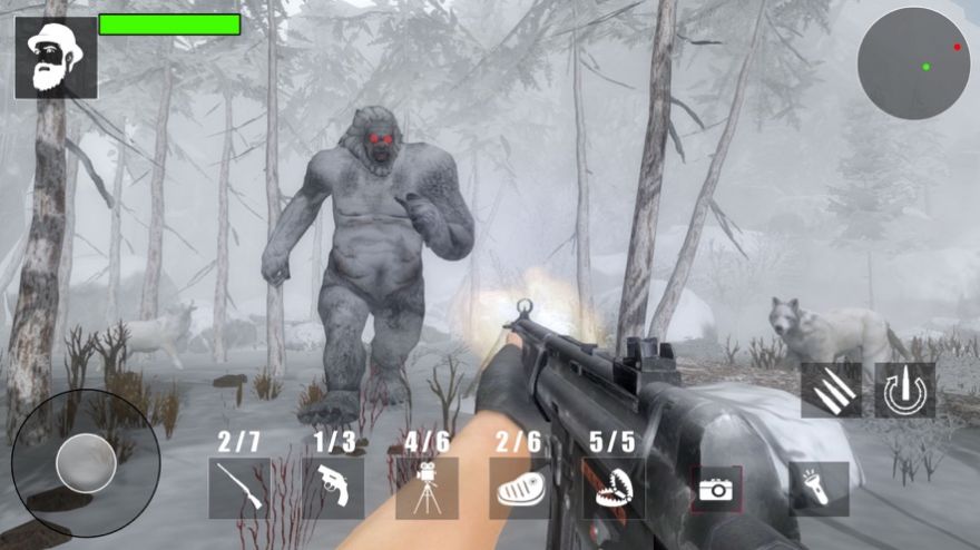 雪人怪物森林狩猎游戏0