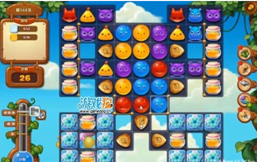 开心消消乐第568关怎么打