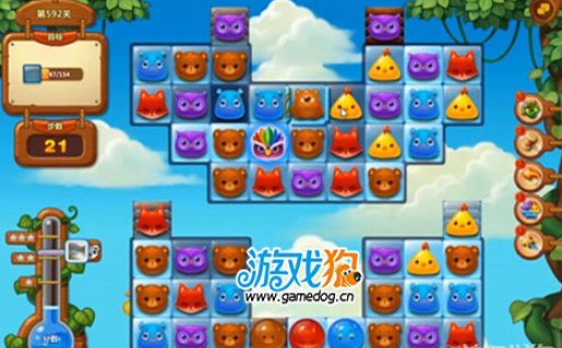 开心消消乐第592关怎么过