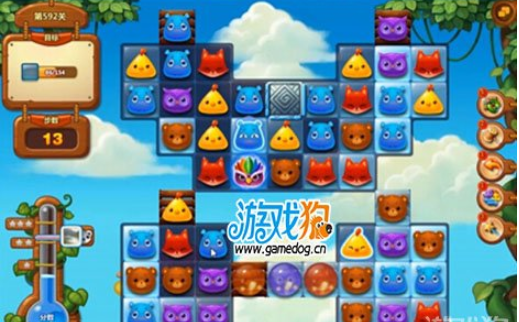 开心消消乐第592关怎么过