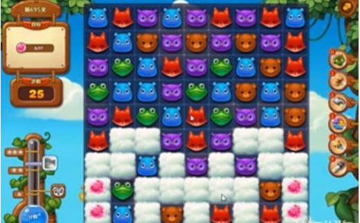 开心消消乐第695关怎么过