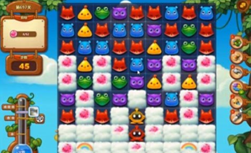 开心消消乐第697关怎么过