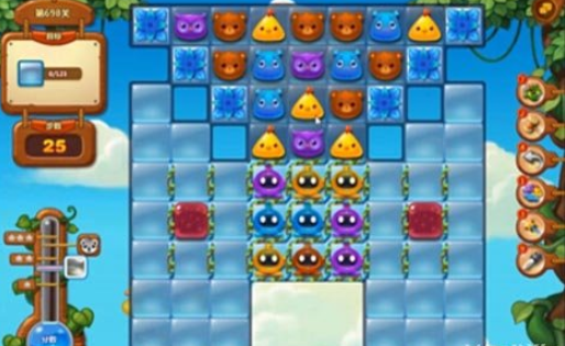 开心消消乐第698关怎么过