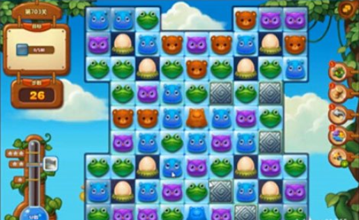 开心消消乐第703关怎么过