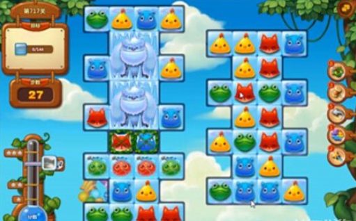 开心消消乐第717关怎么过