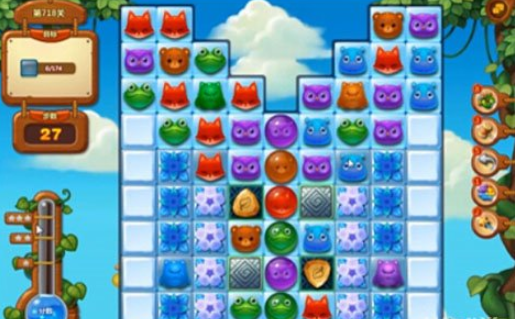 开心消消乐718关攻略