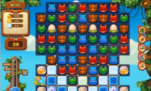 开心消消乐第719关怎么打