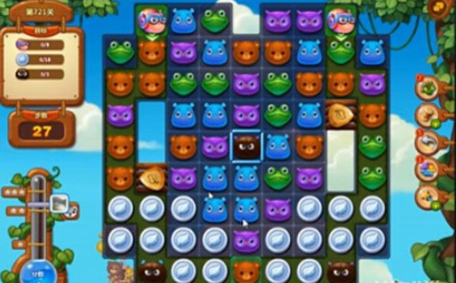 开心消消乐721关攻略