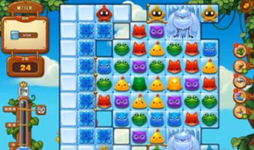 开心消消乐731关攻略