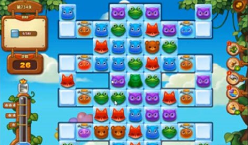 开心消消乐第734关怎么过
