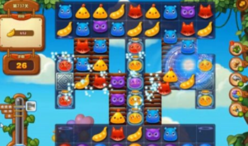 开心消消乐737关攻略