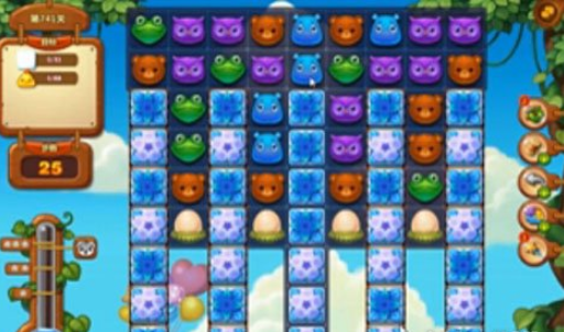 开心消消乐第741关怎么打