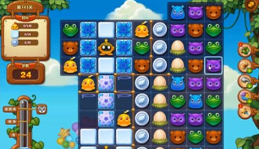 开心消消乐第743关怎么过