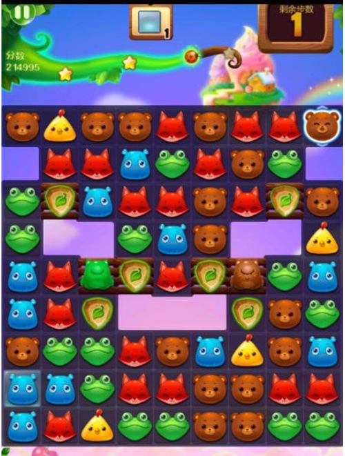 开心消消乐第750关三星怎么打