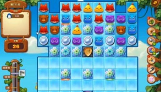 开心消消乐751关攻略