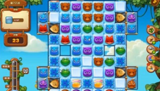 开心消消乐755关攻略