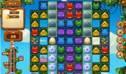 开心消消乐第761关怎么过