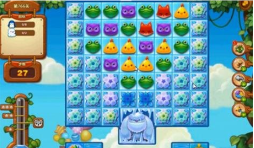 开心消消乐766关攻略