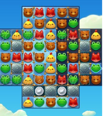 开心消消乐767关三星攻略